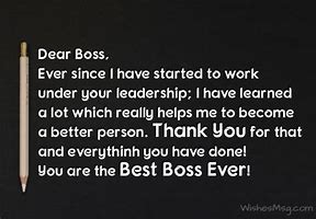 Image result for Thank You for Being the Best Boss