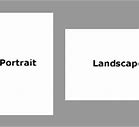 Image result for Portrait Size Paper Landscape