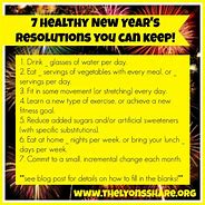 Image result for Healthy New Year's Resolutions