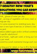 Image result for New Year's Health Resolutions