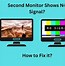 Image result for No Signal On Monitor Imgae