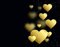 Image result for Gold Heart Emoji Black Background