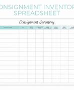 Image result for Consignment Inventory Template