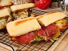 Image result for What Goes onto a Pepperoni Sub