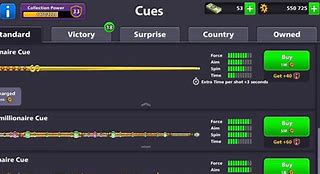 Image result for 8 Ball Pool Cues Game