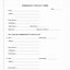 Image result for Family Emergency Contact Form Template