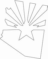 Image result for Arizona Flag Outline SVG