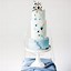 Image result for Blue and White Two Tier Cake