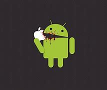 Image result for Android Guy Eating Apple
