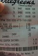 Image result for Walgreens Receipt with Coupons Used