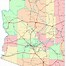 Image result for Arizona Map with Cities and Towns
