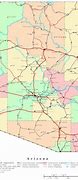 Image result for Road and City Map of Arizona