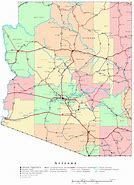 Image result for Printable Arizona Map