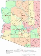 Image result for Arizona Map with Major Cities