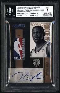 Image result for Kevin Durant Rookie Logo Man Auto