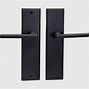 Image result for Black Door Handles with Backplate