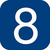 Image result for Blue Number 8 Clip Art