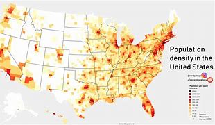 Image result for United States Population Density