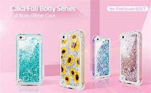 Image result for Gold Glitter Liquid iPod Touch 5th Generation Case