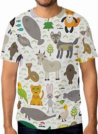 Image result for Kawaii Shirt with Animals