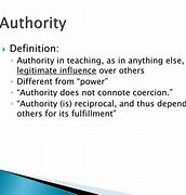 Image result for Authority Definition