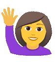 Image result for Girl with Hand Emoji