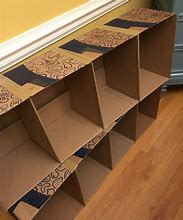 Image result for DIY Cardboard Storage