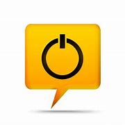 Image result for Yellow Power Button
