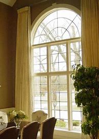 Image result for Arch Window Drapery