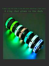 Image result for Shein Glowing in the Dark Heart Couples Ring