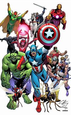 AVENGERS ASSEMBLE by Clayton Henry colored | Avengers coloring, Marvel comics superheroes, Marvel avengers