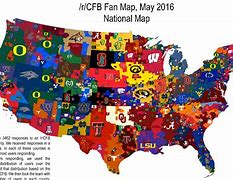 Image result for College Fans Map