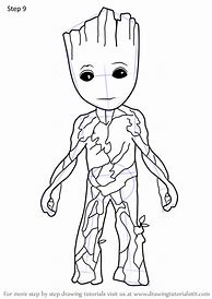 Image result for Groot Drawing Sketch