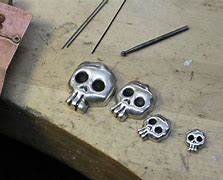 Image result for Metal Skull Buttons