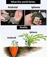 Image result for iphone vs android meme