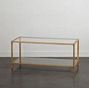 Image result for Gold and Glass TV Stand