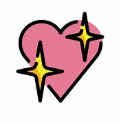 Image result for Sparkling Heart Emoji