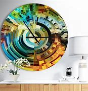 Image result for Glass Wall Clock