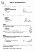 Image result for First Aid Positions