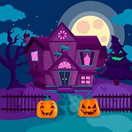 Image result for Halloween House Cartoon