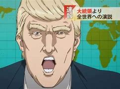 Image result for Anime Trump