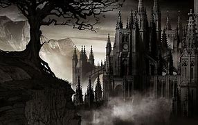 Image result for Gothic Landscape Wallpaper
