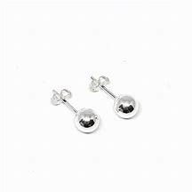 Image result for Simple Silver Earrings Small Ball