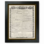 Image result for Framed Declaration of Independence
