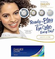 Image result for Dailies Contact Lens Blue Box