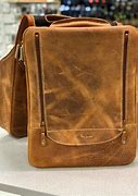 Image result for Made in India Brown Leather Messenger Bag iPad
