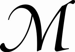 Image result for M Script Font