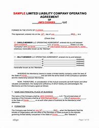 Image result for LLC Operating Agreement