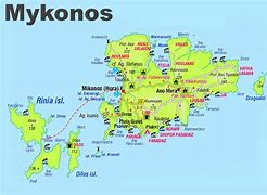 Image result for Mykonos Island Map