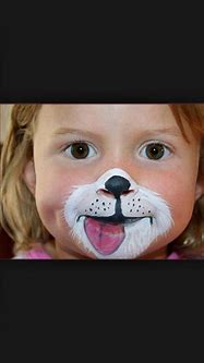 Image result for Easy Dog Face Paint